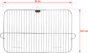 Ogļu grils ar plauktiem 48X26,5CM 99919 LUND