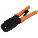 Logilink gofrē&scaron;anas knaibles WZ0003, 20cm, 0.388kg, 8P8C RJ45, RJ12-6P6C, metāls, daudzfunkcionāls instruments