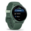 Garmin v&iacute;voactive 6 смарт-часы для здоровья и спорта 42мм AMOLED 1.2" 390x390 GPS Wi-Fi сенсорный экран Green