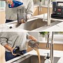 Kompaktais paklāju un mīksto mēbeļu tīrītājs SpotClean C5 Select 400 W ar mazgāšanas funkciju vada darbināms melns zils 3928N Bissell