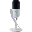 Logitech Lauamikrofon Yeti GX 988-000576, 616g, valge, 2m, USB Type C, 60-18500Hz, LIGHTSYNC RGB, superkardioid