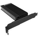 Raidsonic ICY BOX PCIe karte IB-PCI214M2-HSL, PCIe 4.0 x4, M.2 2230/2242/2260/2280, 1 SSD, melna