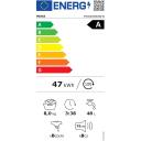 Midea Veļas ma&scaron;īna MF200W80WB/W-HR, 8 kg, 1400 RPM, A klase, priek&scaron;ējā ielāde, LCD displejs, tvaika funkcija, balta