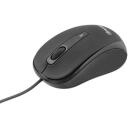 Tellur Laidinė pelė TLL491011, 800/1200/1600 DPI, 4 mygtukai, 135 cm, mini, juoda, reguliuojamas DPI, Plug & Play