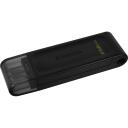 Kingston DataTraveler 70 DT70/256GB, 256 GB, USB Type-C, USB 3.2 Gen 1, iki 200 MB/s, atsparus vandeniui dizainas