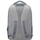 Rivacase Чехол 7562GREY/DARKBLUE, 15.6", 120mm, 635g, 305mm, 460mm, 1 передний карман, USB порт, водоотталкивающая ткань