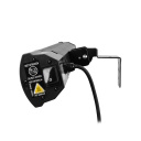 Eurom Golden 2500 Shadow infraraudonųjų spindulių terasos &scaron;ildytuvas laukui 2500W IP65 nuotolinis valdymas iki 25m2 juoda
