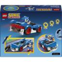 Lego Konstruktors 77117, 126 gab., Sonic minifigūra, Haosa smaragds, 3 Zelta gredzeni