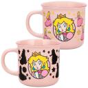 Paladone Super Mario Princess Peach kuumuse muutmise kruus PP14753NN, 350ml, roosa, disain muutub kuuma vedelikuga