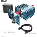Club3D HDMI kaabel CAC-1373 3m, 48Gbit/s, 2.1, 10K@120Hz, eARC, kuldkontaktid, must
