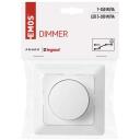 Emos Triac dimmer Nr. 6 A6003.0, 3-60W LED, 7-110W halogeen, valge, p&ouml;&ouml;ratav juhtimine, nupu l&uuml;litus, 1 tk.