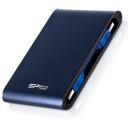 Silicon Power HDD cietā diska korpuss A80 SP020TBPHDA80S3B, 2000 GB, 2.5", USB 3.0, zila, triecienizturīgs, ūdensizturīgs