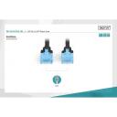 Digitus Patch kaabel U/UTP kat.5e DK-1512-010/BL, 1 m, must, RJ45 Male, RJ45 Male, U/UTP