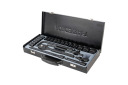 Tool Set, FORCEKRAFT, FK-4245B-5MPB, 24 pcs, 1/2", 6-point sockets, 8-32 mm, convenient storage case