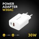Intenso maitinimo adapteris USB-A/USB-C/7803012, Įėjimo įtampa 100-240 V, Maksimali i&scaron;ėjimo įtampa 20 V, 2 i&scaron;ėjimai