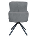 Krēsls BATUL rotējo&scaron;s, tum&scaron;i pelēks 10586