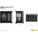 Be Quiet Midi Tower BGW65, 450 мм глубина, 305 мм ширина, 455 мм высота, 2x 2.5" отсек, 1x 3.5" отсек, 7 слотов расширения, RGB