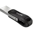 SanDisk iXpand Flash Drive Go SDIX60N-128G-GN6NE, 128 ГБ, USB Type-A / Lightning, 3.2 Gen 1, поворотный разъем