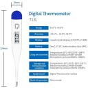 Genial Ķermeņa termometrs T12L, &le;60s, &plusmn;0,1&deg;C, 32,0-42,9&deg;C, LCD, atmiņas funkcija, automātisks brīdinājums