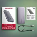 Axagon dokkimisjaam HMC-12GM2, USB 10Gbps, 3x USB-A, USB-C, HDMI, DP, RJ-45, M.2, SD/mSD, audio, PD 100W