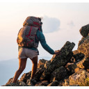 Mugursoma Eja Pro 55, izmērs: WM/L, Dale Grey/Poinsettia red, 0843820149357 Osprey