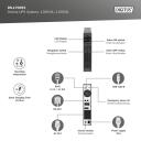 Digitus UPS Online Rack DN-170093, 1000VA, 1000W, 2x12V/9Ah, 8xC13, USB, RS232, RJ45, 4h uzlāde, 0-90% RH