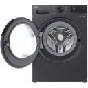 LG Skalbimo ma&scaron;ina F2X50S9TBB, 9 kg, 1200 RPM, A klasė, priekinė įkrova, Wi-Fi, matinė juoda, LED ekranas, garų funkcija