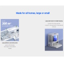 Ezviz RS2-PWT2 CS-RS2-TWT2 Kaameraga Tolmuimeja ja Märgpuhastuse Robot Konteinerdokiga Valge