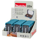 Antgalių rinkinys 32 vnt. 12 pakelių D-74762-12 MAKITA