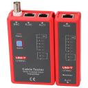 Uni-T UT681C v&otilde;rgu kaabli tester, 9V aku, LED indikaatorid, RJ45, RJ11, BNC, automaatne v&auml;ljal&uuml;litus