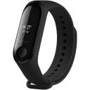 Fixed Silikona siksna Xiaomi Mi Band 3/4 FIXSSTB-1414-BK, melna, sviedru un ūdensizturīga, 1 gab.