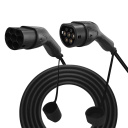 EV Charge Premium ES CE universalus įkrovimo kabelis 22 kW, 32A, Type 2 į Type 2, 5 m, juodas