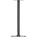 Sbox Skaļruņa statīvs SB-76L, SB-76L, 300x300x765mm, 25kg, melna ar smalku tekstūru, rūdīts stikls, tērauds, plastmasa