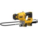 Dewalt Eļļo&scaron;anas pistole DCGG581P1G-QW, 690 Bar, 255ml/min, 400g kasetne, 1.2m &scaron;ļūtene, LED, iebūvēts ventilis