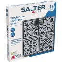 Salter Vonios svarai SA00702TCFEU12, 180kg, grūdintas stiklas, LCD ekranas, komplekte baterija