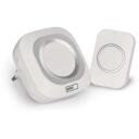 Emos Juhtmevaba uksekell P5733W, P5733W, 150m, 36 meloodiat, IP44, 110dB, 1x3V CR2032 kaasas, self-learning