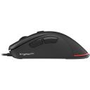 Genesis spēļu pele Krypton 200 NMG-1713, 6400 DPI, 6 pogas, RGB apgaismojums, USB, ergonomisks dizains
