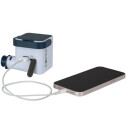 Widget Pump, EXPED, 7640277847330, Weight: 190g, Dimensions: 6.5 x 8.5 x 6.5 cm, Charging Time: 6h, Operating Time: 30min, Battery Capacity: 3600 mAh, Power: 290l/min, Pressure: 4 kPa, Lantern: Low 10 lm, Medium 50 lm, High 100 lm