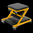 Darbnīcas sēdeklis, VOREL, 81827, 120 kg slodze, 91 cm, 6 riteņi