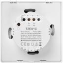 Sonoff Nutikas L&uuml;liti T2EU1C-TX, 100~240V AC, 2A, 480W, 802.11 b/g/n, valge, karastatud klaas/PC