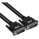 Club3D DVI-D кабель CAC-1220, 10 м, 28AWG, 2560 x 1600@60Hz, 1920 x 1080@120Hz, 24+1, прямой штекер, золотые контакты