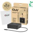 Club3D dokkija CSV-2542 12-in-1 USB-C 100W 4K 2x DisplayPort 8K60Hz 2x HDMI 4K60Hz 2.5G Ethernet