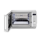 Brīvi stāvoša mikroviļņu krāsns ar grilu un keramisko pamatni 20 L 800 W Sudraba MG 20 Cube 03325 Caso