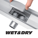 Grīdas noteces traps 70 cm, FALA, 75449, AISI 304 nerūsējošais tērauds, WET&DRY, viegli tīrāms, zems sifons