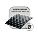 Aizsargcimdi DIAMOND, BRADAS, RWJNDBC8, nitrils, M izmērs, melni, 50 gab. iepakojumā