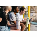 Termopudele ar salmiņu The IceFlow Flip Straw Tumbler 0,89L koraļļu krāsā; 2809993195 STANLEY