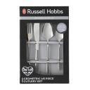 Russell Hobbs Galda piederumu komplekts BW04303EU7, 24, Sudraba krās., Nerūsējo&scaron;ais tērauds, 6 naži, 6 dak&scaron;iņas, 6 deserta karotes