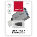 Axagon USB adapteris RUCM-AFA USB-C 3.1 M į USB-A F, 1 USB-C, 1 USB 3.1, sidabrinė