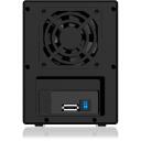 Raidsonic Cietā diska korpuss IB-3640SU3, 4x3,5'', USB 3.0, eSATA, 5 Gbps, JBOD, melns, alumīnijs