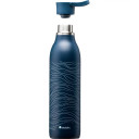 CityLoop Thermavac eCycle Water Bottle 0.6L recycled stainless. Steel / Dark Blue Wave 2710870009 ALADDIN